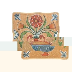 Viking Orange motyw Cottage 1 10x10