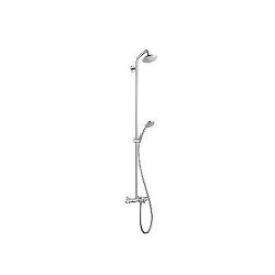 CROMA 100 Showerpipe komplet prysznicowy Croma 100 EcoSmart do  wanny, DN15 w zestawie: