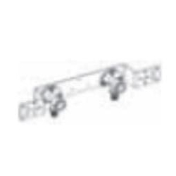 Podejście dopływowe do baterii z kolanem naściennym 16 mm x 1/2” GW
